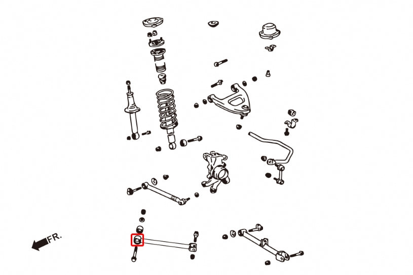 Rear Traction / Strut Rod Bushings