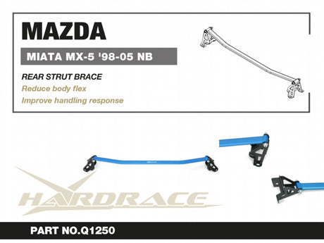 Rear Strut Brace for Miata MX-5 2nd NB 99-05