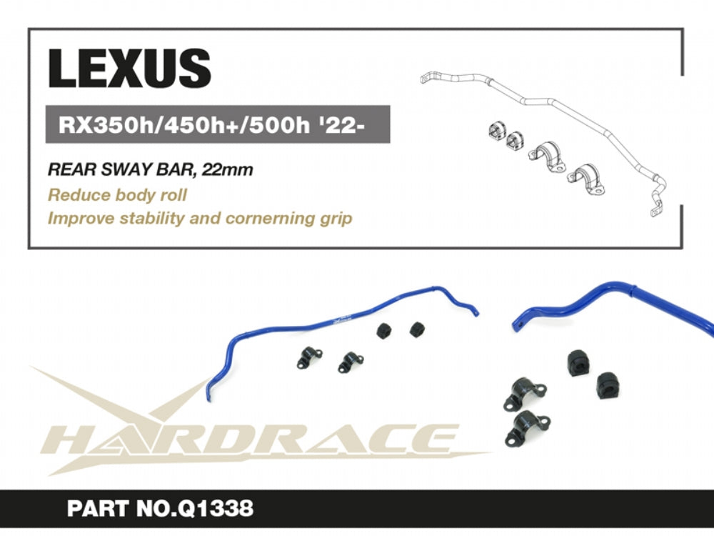 22mm Rear Sway Bar For Lexus RX5th Hybrid Models