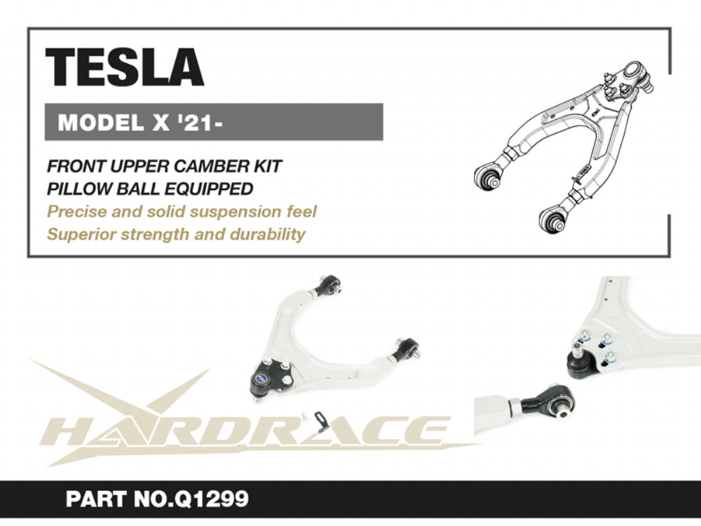 Front Upper Camber Kit (Pillow Ball) for 2021- Tesla Model X