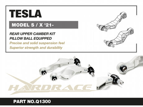 Rear Upper Camber Kit (Pillow Ball) for 2021- Tesla Model S / X