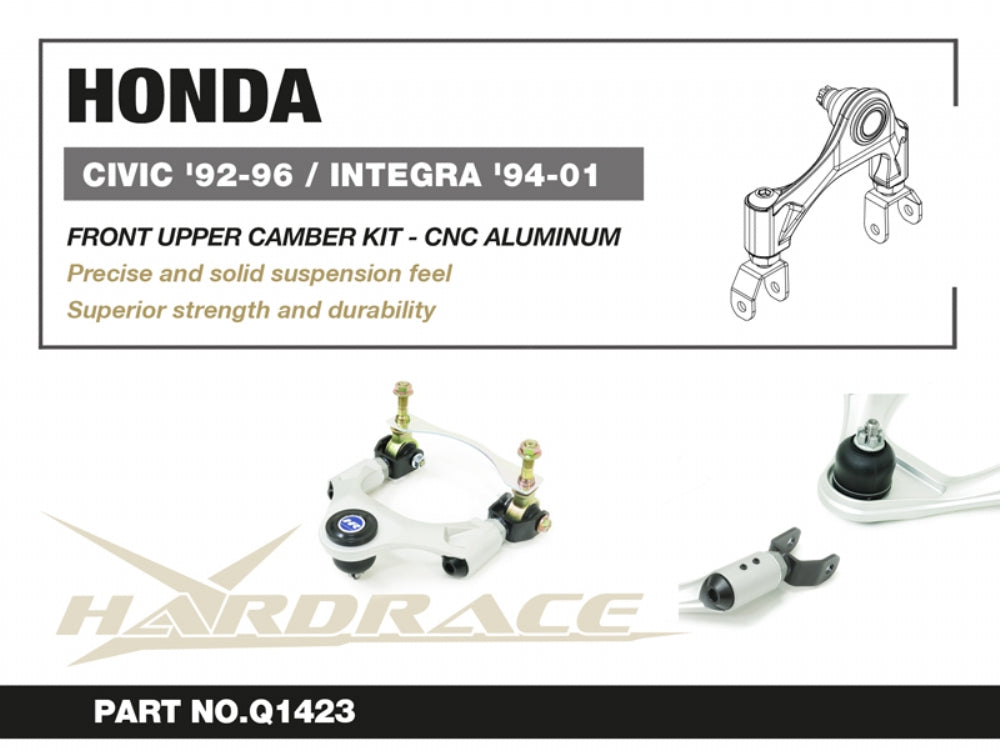 Hardrace Front Upper Camber Arms 92-95 Civic EG / 94-01 Integra