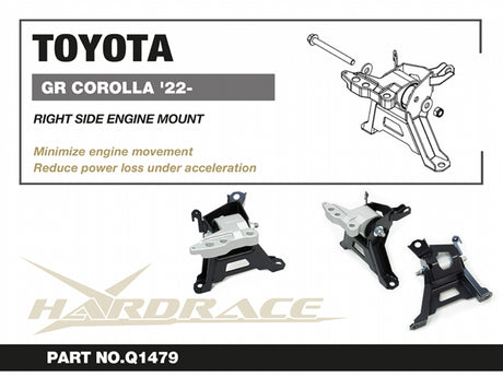 Right Side Engine Mount (6 speed only)