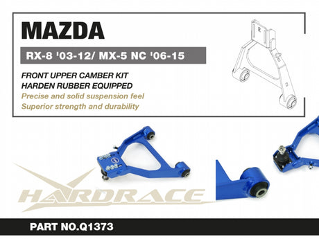 Front Upper Camber Kit (Harden Rubber) Miata MX-5 | RX-8