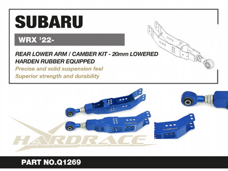 Rear Lower Arms / Camber Kit (Harden Rubber) For Extreme Lowering