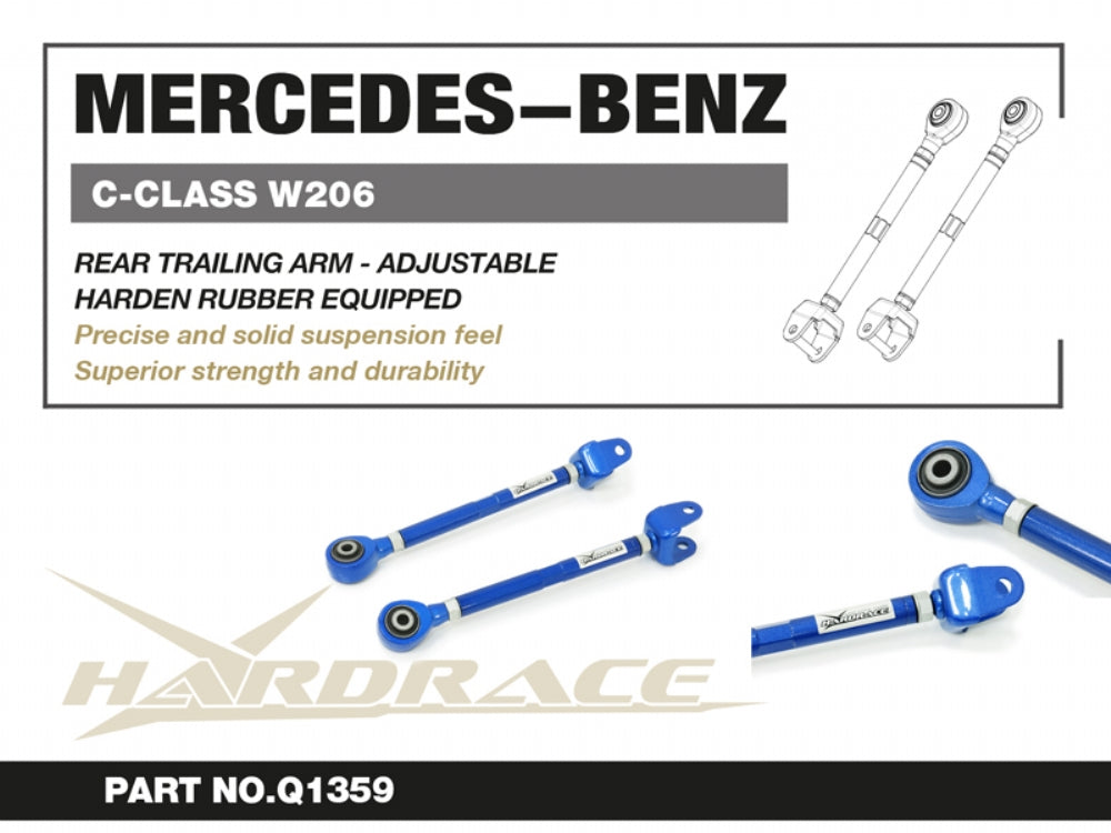 Rear Lower Trailing Arms (Harden Rubber) Benz C-Class