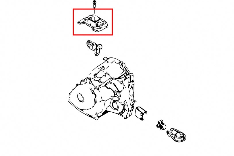 Hardrace Left Engine Mount 04-08 Mazda 3