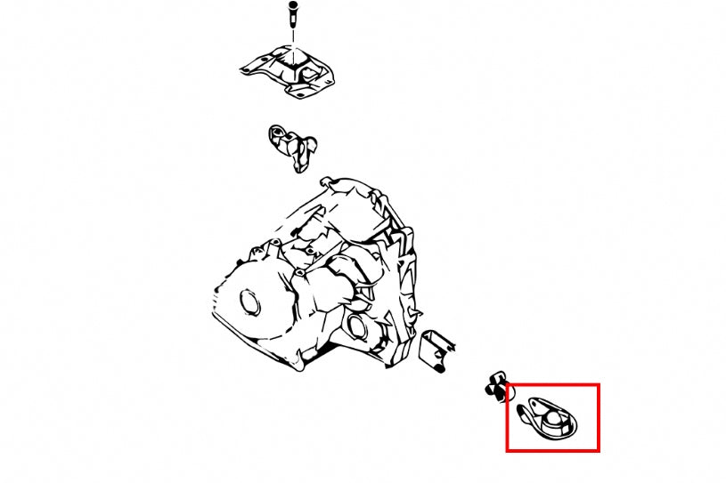 Hardrace Transmission Rear Mount 04-08 Mazda 3 (2.0L, 2.3L) Street Version