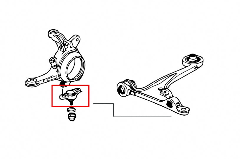 Front Lower Ball Joints (OE Style) for S2000