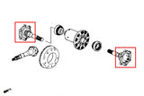 Hardrace Rear Driveshaft Spacers Honda S2000