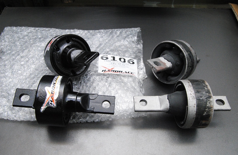 Rear Trailing Arm Bushings (Harden Rubber) for 88-00 Civic | 94-01 Integra DC2 | 97-01 CR-V