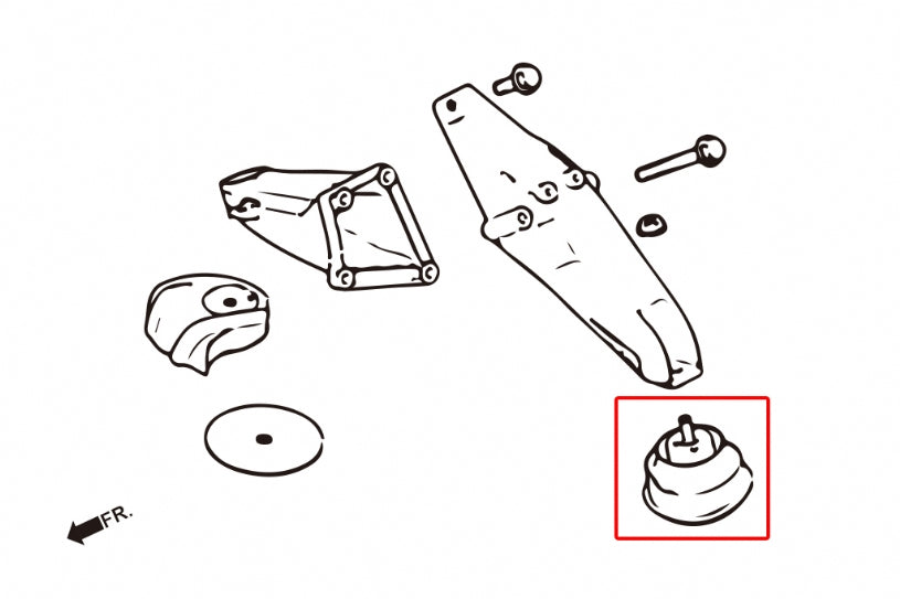 Harden Engine Mounts (Race Ver.) for BMW E36 E46 | Z4 E85/86 | Z3 E36/7 E36/8