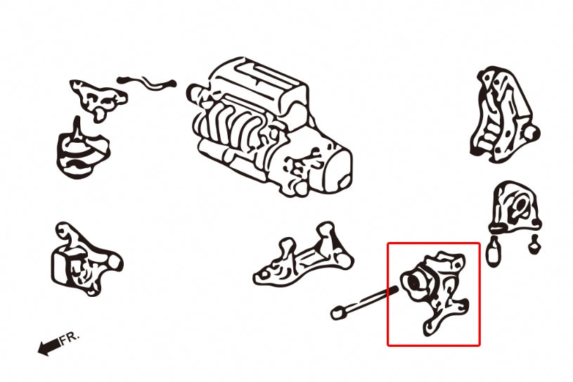 Hardrace Transmission Mount (Manual) 02-06 RSX DC5 | 02-05 Civic Si EP3