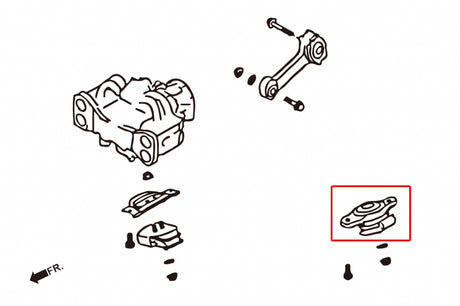 LEGACY BL/BP AFTER 2004 APRIL ~ FORESTER SH
4 CYCLIDER - HARDEN ENGINE MOUNT 2PCS/SET