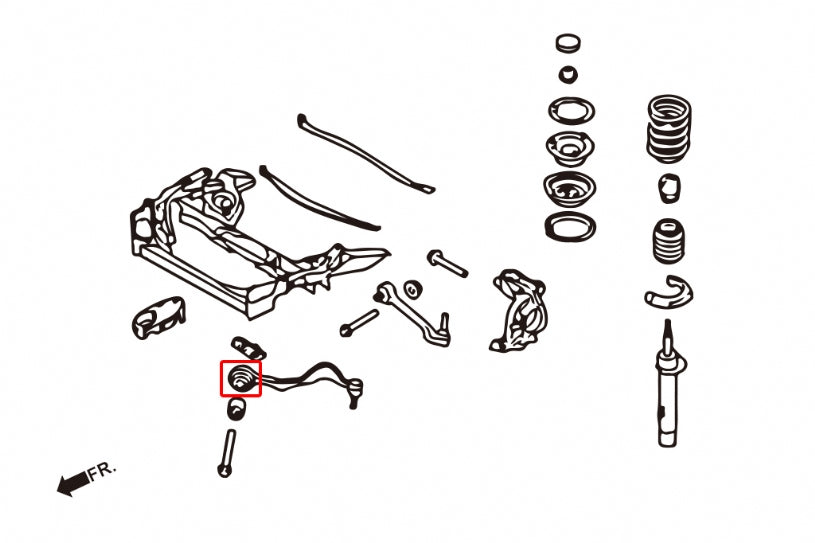 Front Lower Arm Bushings (Harden Rubber) for RWD BMW 1 Series F20/F21 | 3 Series F30/F31/F34/F35 | 4 Series F32/F33/F36 | Series 2 F22/F23