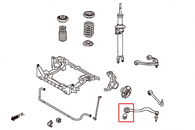 Front Lower-Front Arm Bushings (Harden Rubber) for BMW 5-Series F10/F11 GT07 | 6-Series F06/F12/F13 | 7-Series F01/F02