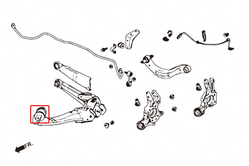 Hardrace Rear Trailing Arm Bushings 06-11 Civic FA FD FG Hardrace Rear Trailing Arm Bushings 06-11 Civic FA FD FG