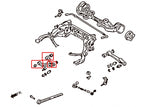 Rear Upper Arm Bushing Set (Pillow Ball and Harden Rubber) RX-7 3rd FD