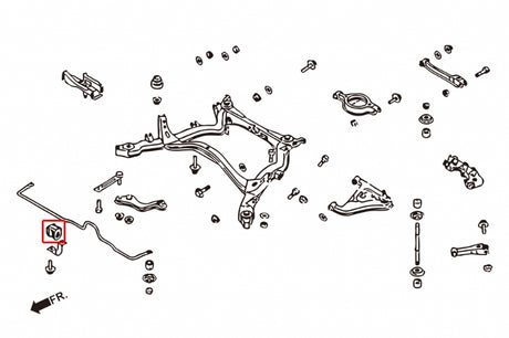 S13/S14 REAR SWAY BAR BUSHING 22MM 2PCS/SET
HARDRACE SWAY BAR USE ONLY