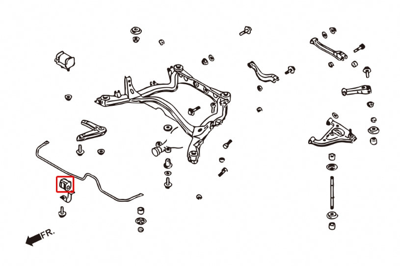 Reinforced Rear Tpv Stabilizer Bushing