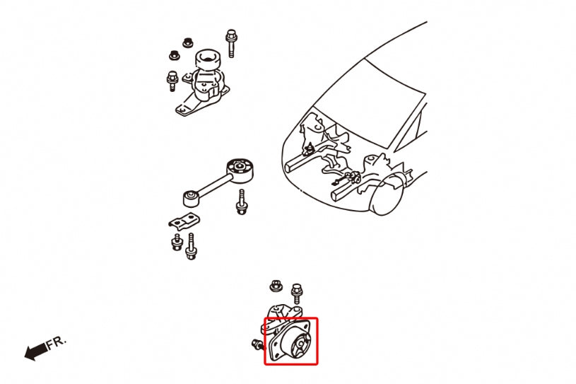 COLT'08 CVT E.MOUNT,LH