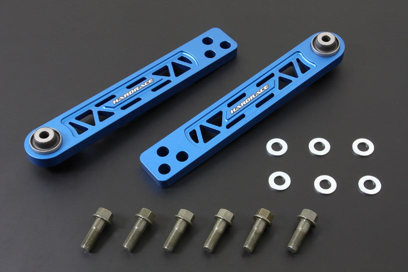 Hardrace Rear Lower Arms Blue (Harden Rubber Bushings) for RSX 02-06 | CR-V 02-06 | Element 1st Gen | Integra DC5 | DC5 Type-R | Stream RN1-5