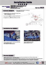 IMPREZA 06- STI/GRB LEGACY BM/BR - FT86 BRZ FR-S
REAR ADJ. STABILIZER LINK (PILLOW BALL) 2PCS/SET
RANGE: -5MM + 15MM