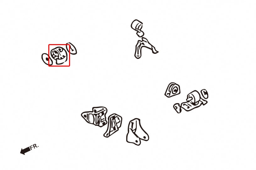 Hardrace EVO 7-9 HARDEN ENGINE MOUNT-RIGHT SIDE 1PC/SET FITS