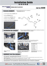 Adjustable Front Sway Bar 28mm for Santa Fe '12-18