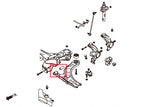 Front Lower Arm - Front Bushing (Harden Rubber)