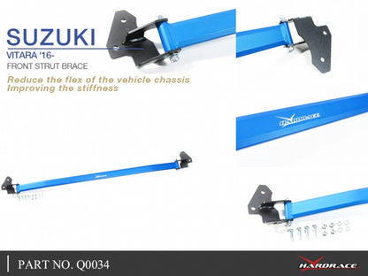 Front Strut Brace for Suzuki SX4 / S-Cross 2nd 2014-2021 | Suzuki Vitara 2016-Present
