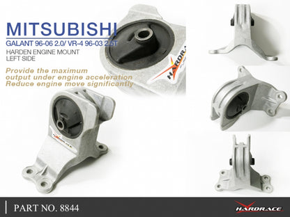 MITSUBISHI GALANT 96-06 2.0/ VR-4 96-03 2.5T LEFT SIDE HARDEN ENGINE MOUNT - 1PCS/SET