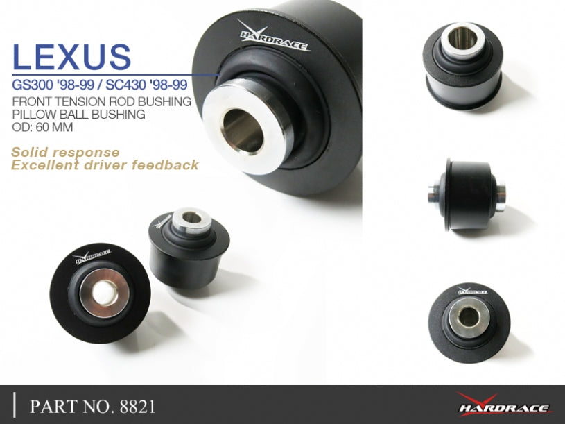 Front Tension Rod Bushing (Pillow Ball Bushings) for Lexus GS 2nd JZS160 1998-2005 | SC 2nd Z40 2001-2010 | ARISTO JZS16 1997-2004