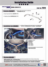 Hardrace Rear Sway Bar 30mm for S2000