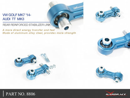 Rear Reinforced Stabilizer Links for Audi A3 TT MK3 | Golf MK7 A7/MK8 A8 | Passat B8 | Tiguan 2nd | Golf R MK7 MK8