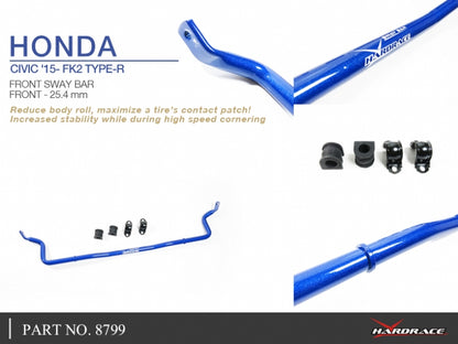 Front Sway Bar for Honda Civic 9th Type-R FK2 2015-2017