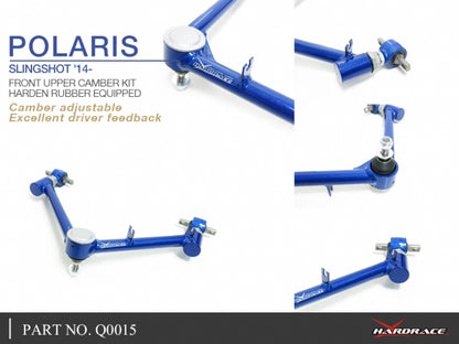 Front Upper Camber Kit (Harden Rubber) for Polaris Slingshot 2014-