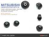 Q0284 | MITSUBISHI LANCER EVOLUTION 7/8/9 '01-08 FRONT LOWER ARM BUSHING - REAR SIDE OFFSET FUNCTION- CASTER: +0.5ÃƒÆ’Ã¢â‚¬Å¡Ãƒâ€šÃ‚Â° (PILLOW BALL) 2PCS/SET