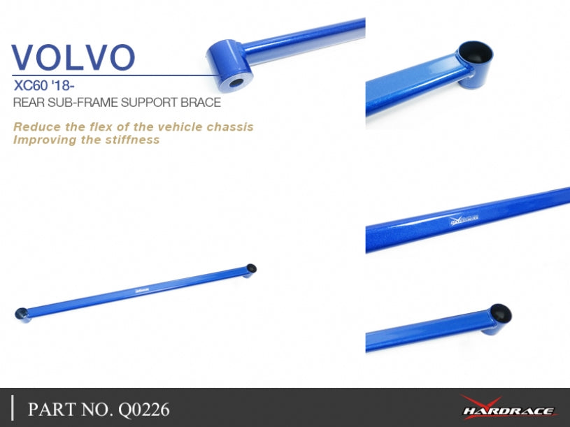 Q0226 | VOLVO XC60 '18- REAR SUB-FRAME SUPPORT BRACE - 1PCS/SET