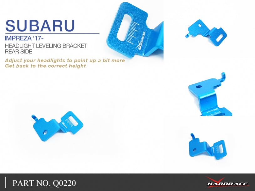 Q0220 | SUBARU IMPREZA '17- REAR SIDE HEADLIGHT LEVELING BRACKET - 1PCS/SET