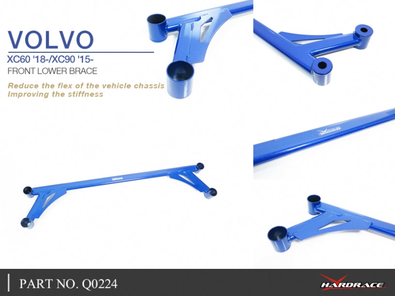 Q0224 | VOLVO XC60 '18-/XC90 '15- FRONT LOWER BRACE - 1PCS/SET