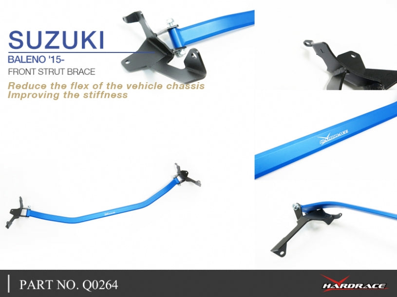 Hardrace Q0264 | SUZUKI BALENO '15- FRONT STRUT BRACE - 1PCS