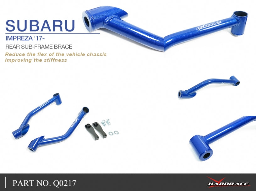 Hardrace Rear Sub-Frame Brace for Impreza 5th GK/GT | Forester 5th SK 2018-gen. end | VX GT 2017-gen. end