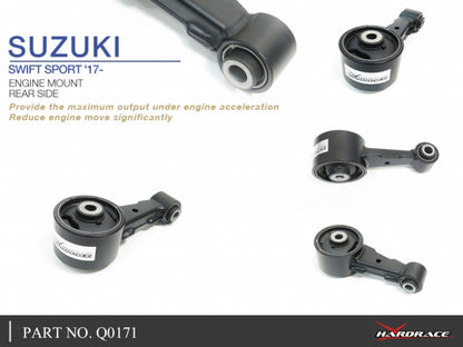 Q0171 | SUZUKI SWIFT SPORT '17- ENGINE MOUNT, REAR - 1PCS/SET