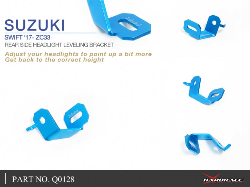 Q0128 | SUZUKI SWIFT '17- ZC33 REAR SIDE HEADLIGHT LEVELING BRACKET - 1PCS/SET