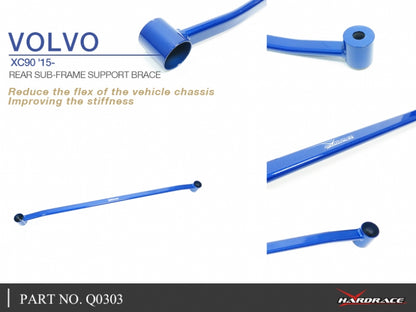 Q0303 | VOLVO XC90 '15- REAR SUB-FRAME SUPPORT BRACE - 1PCS/SET