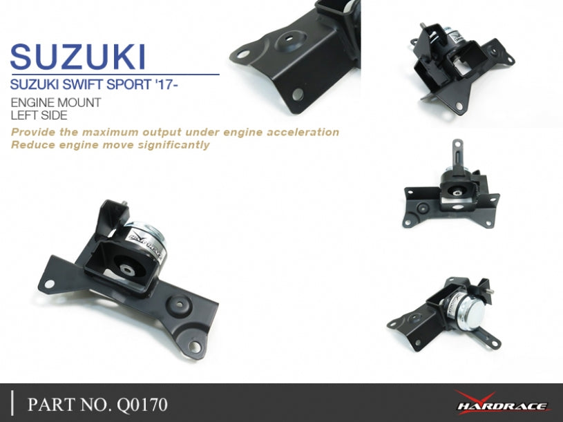 Q0170 | SUZUKI SWIFT SPORT '17- ENGINE MOUNT, LH - 1PCS/SET