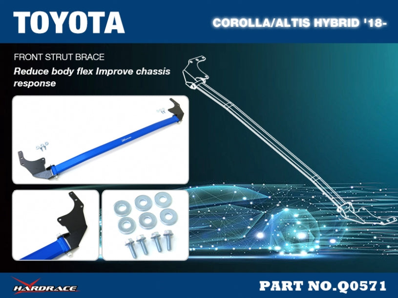 Front strut brace 1pc set for Toyota Corolla/Altis '18-
