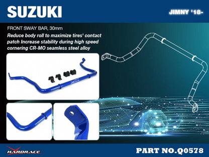 Front Sway Bar 30mm for Suzuki Jimny '18-