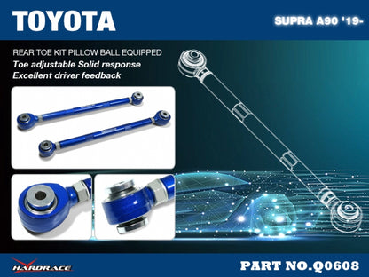 Rear Toe Kit (Pillow Ball Bushings) for Toyota Supra A90 '19-/ BMW 3 Series G20/G21 / Z4 G29